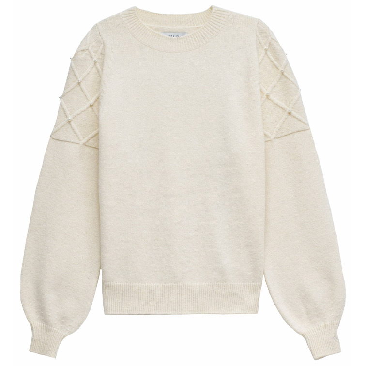 sweat-shirt femme  salsa jeans sweater with pearls
