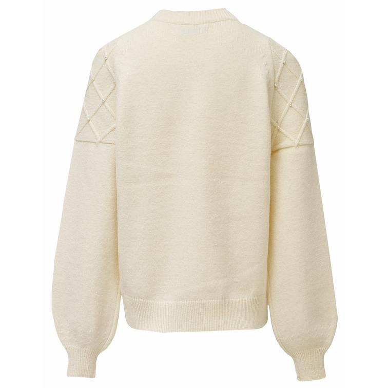 sweat-shirt femme  salsa jeans sweater with pearls