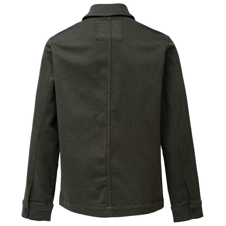 chemise homme  salsa jeans overshirt s-activ dark green s