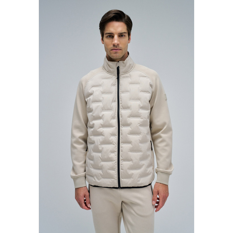 cazadora homme  salsa jeans zip-thru padded jumper