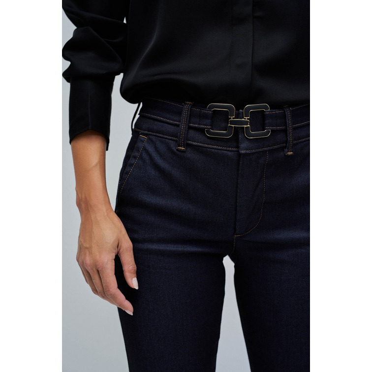 jeans femme  salsa jeans secret chino flare w/ belt