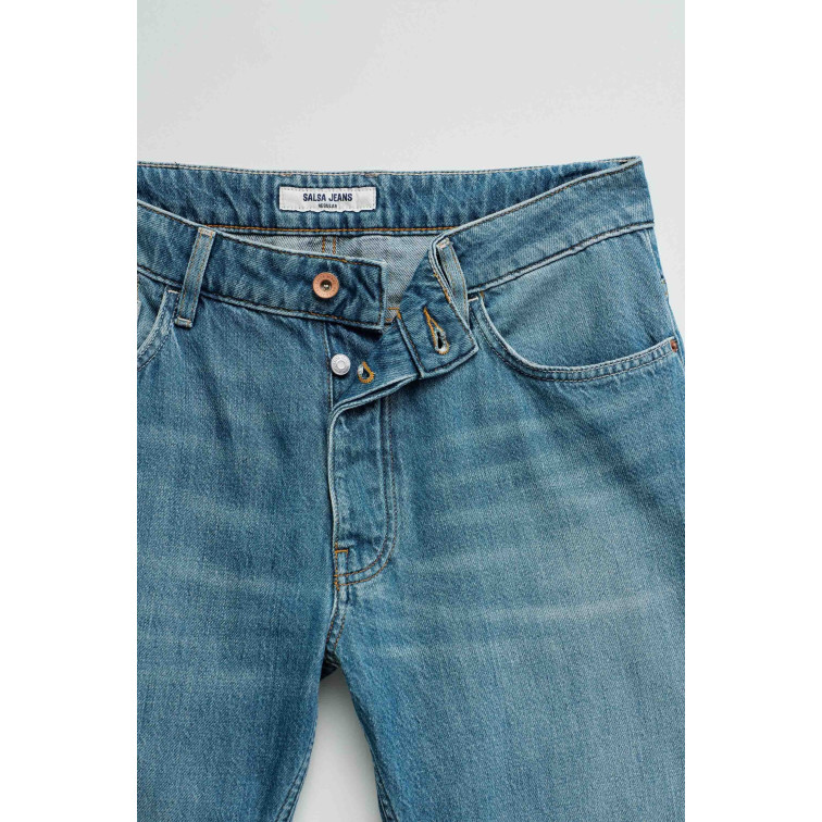 jeans homme  salsa jeans regular jeans light greencast