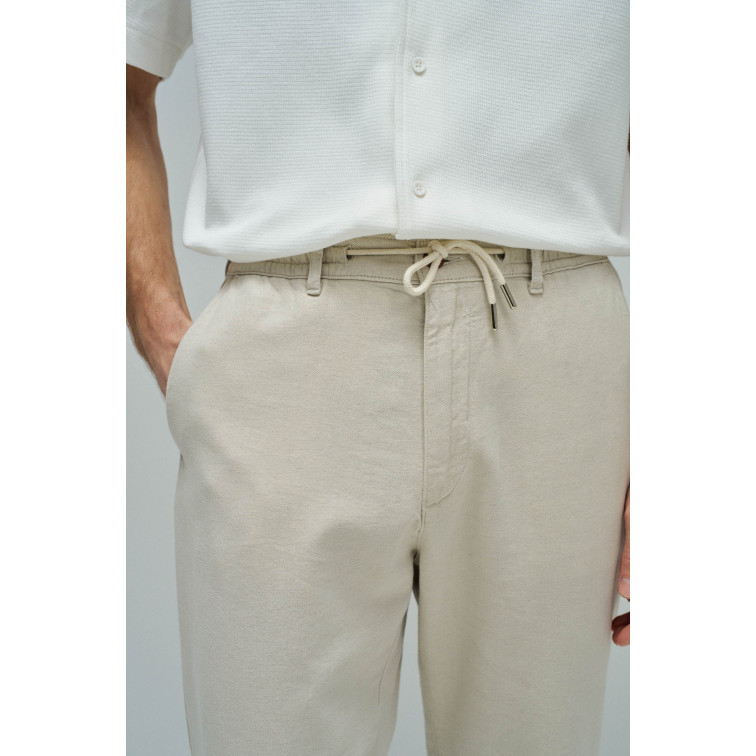 pantalon homme  salsa jeans joggers pants cotton linen bei