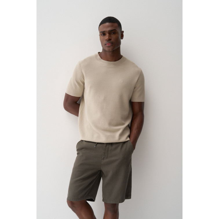 le short homme  salsa jeans short cotton tencel colors