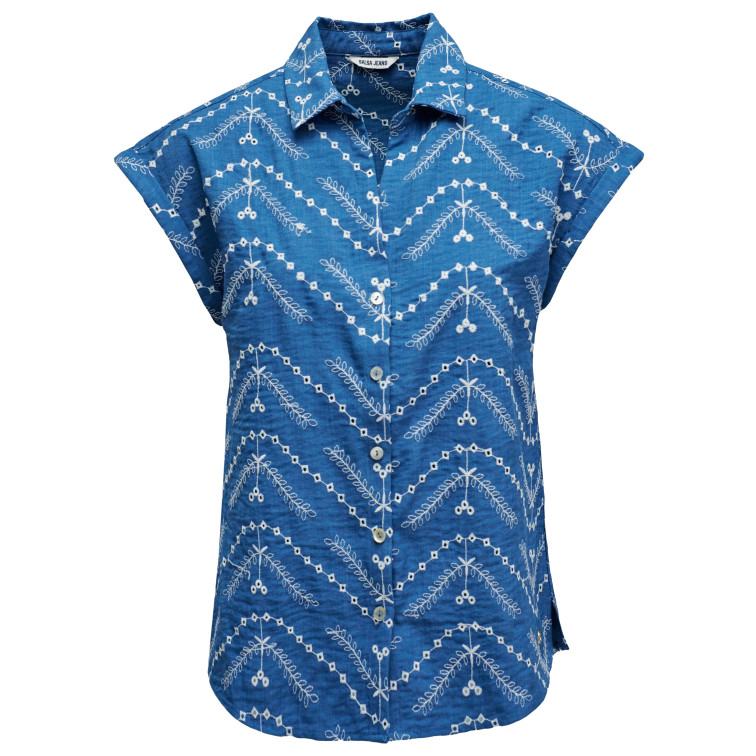 femme shirt w/ embroidery 852