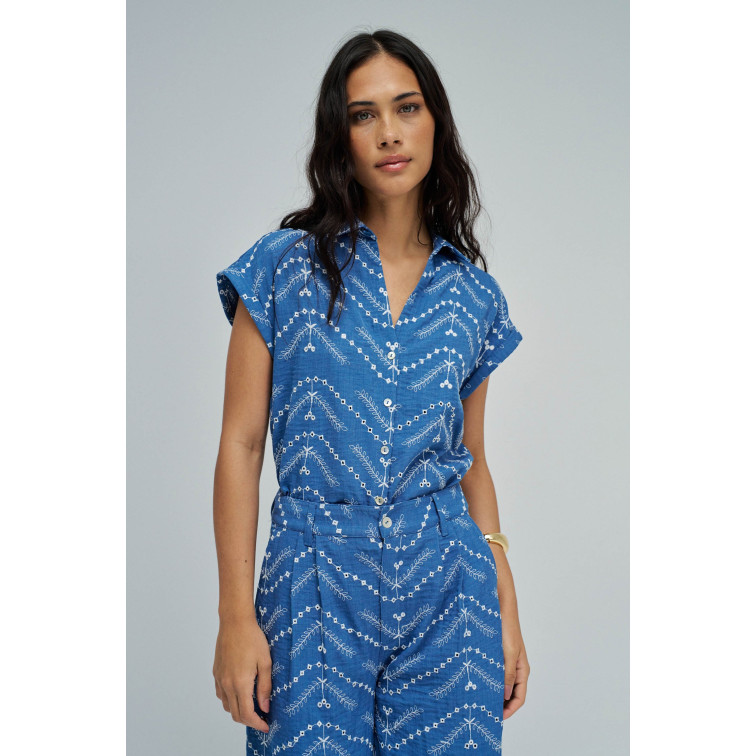 femme shirt w/ embroidery 852