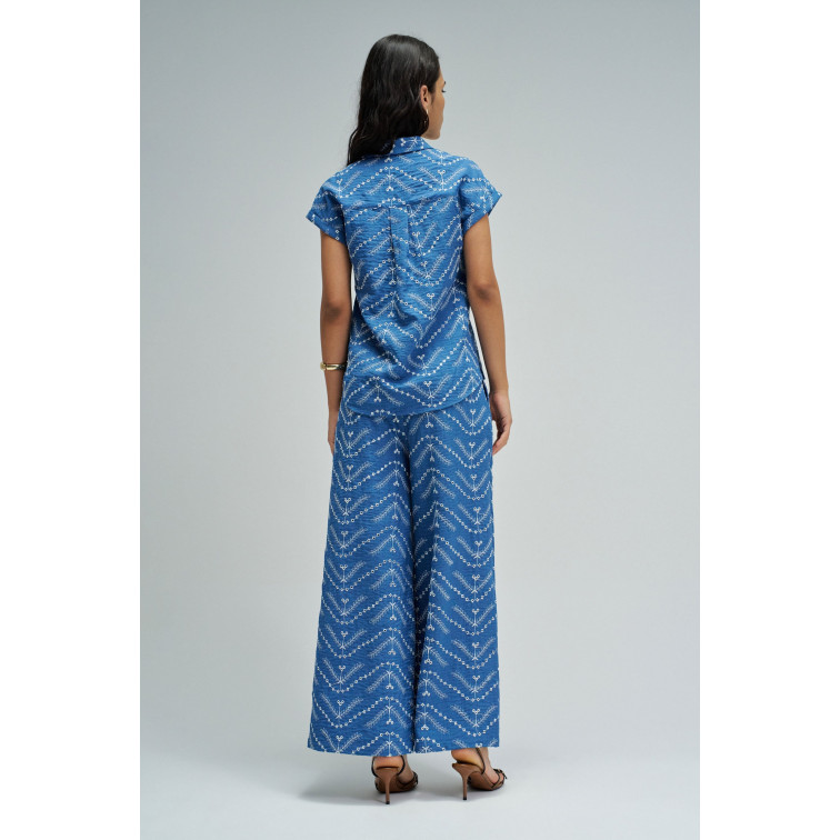 femme shirt w/ embroidery 852