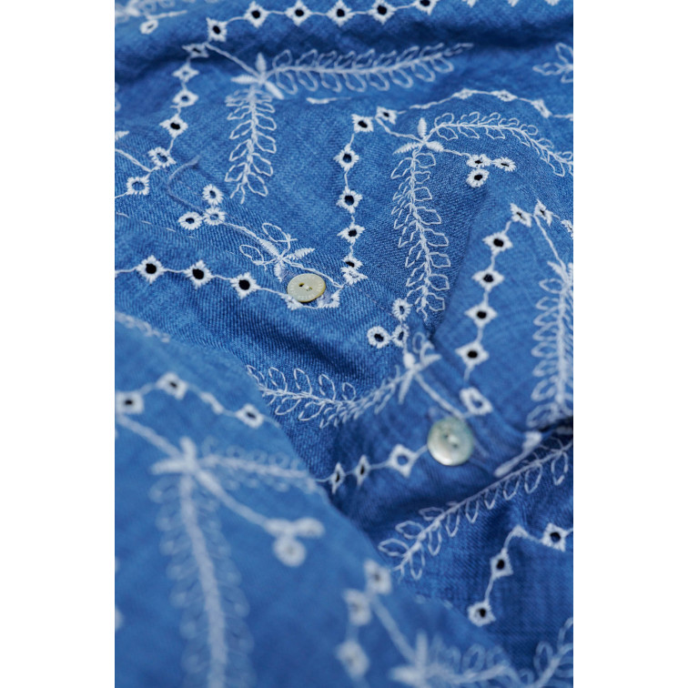 femme shirt w/ embroidery 852