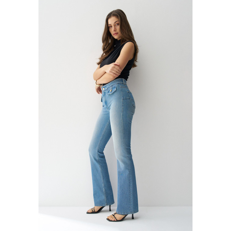 femme destiny bootcut w/ front pocke 852