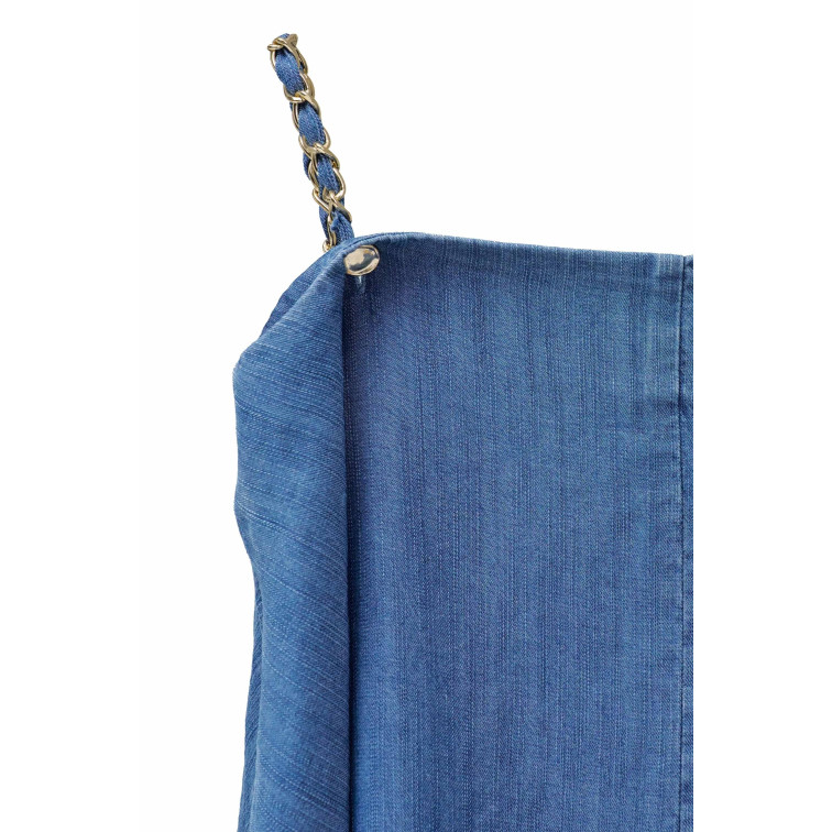 chemise femme  salsa jeans blouse w/ shoulder chain detai