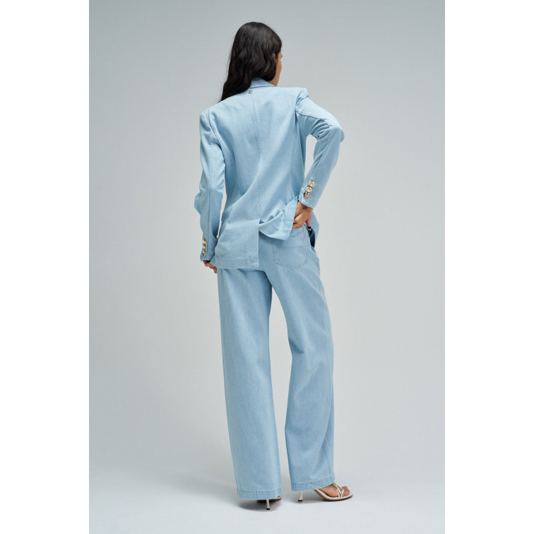 manteau femme  salsa jeans blazer light denim