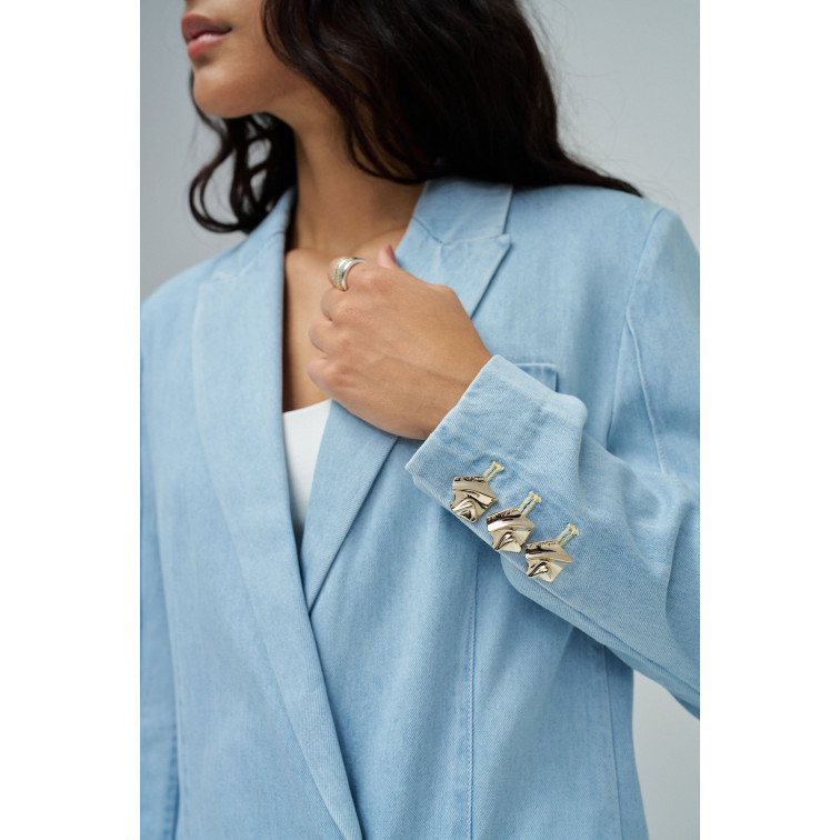 manteau femme  salsa jeans blazer light denim