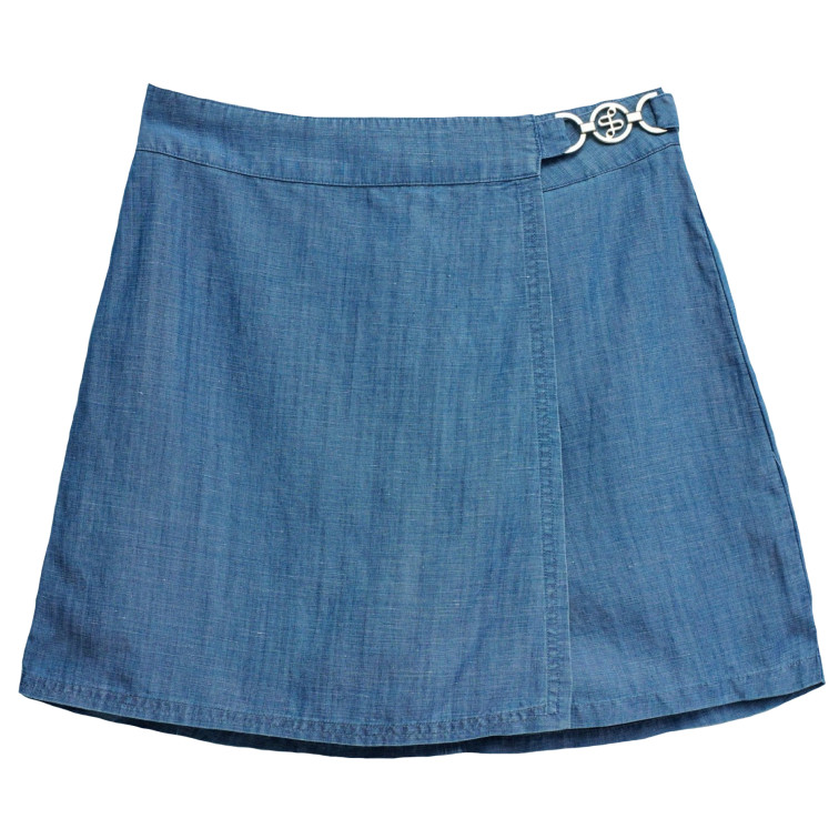 le short femme  salsa jeans skort lighdenim