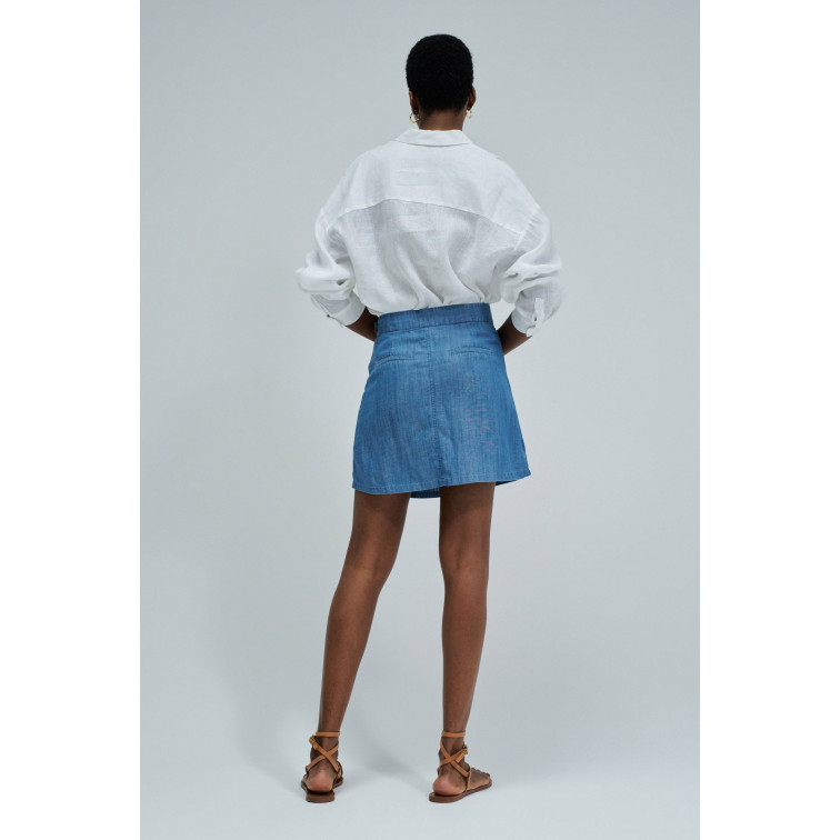 le short femme  salsa jeans skort lighdenim