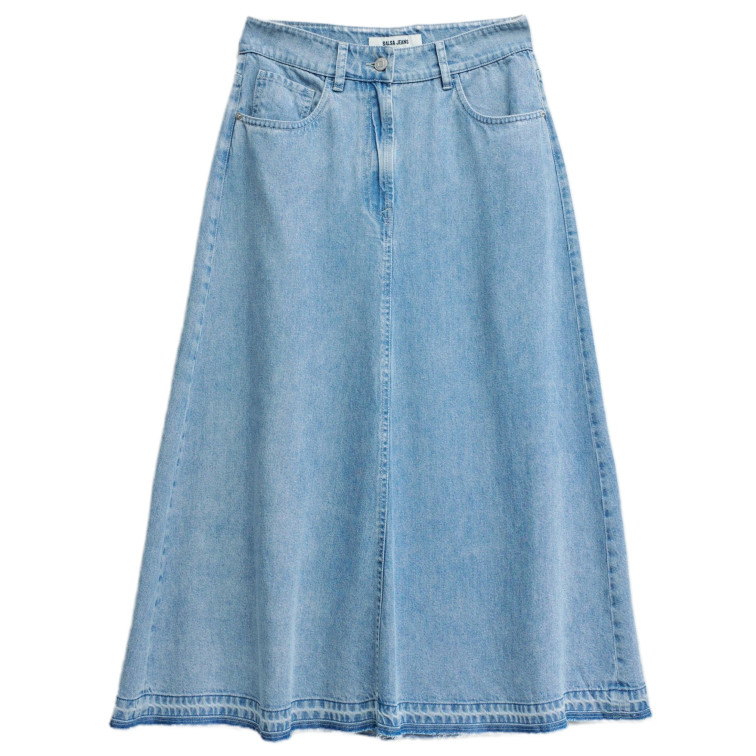 robe femme  salsa jeans lightdenim skirt
