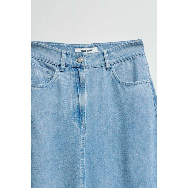 robe femme  salsa jeans lightdenim skirt