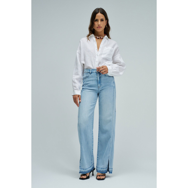 jeans femme  salsa jeans jeans wide leg wide