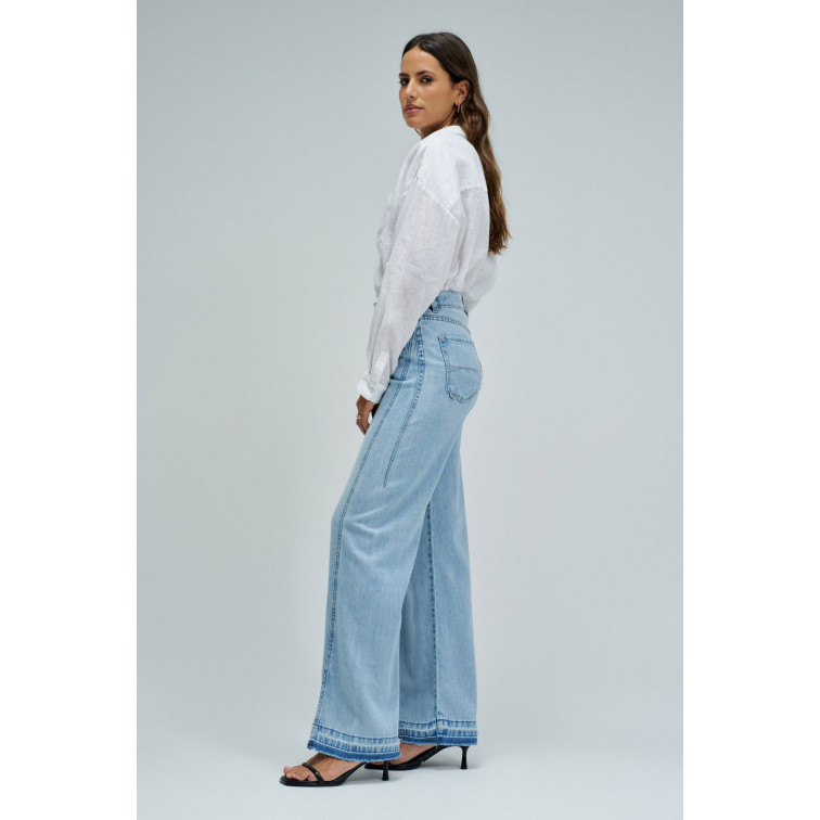 jeans femme  salsa jeans jeans wide leg wide