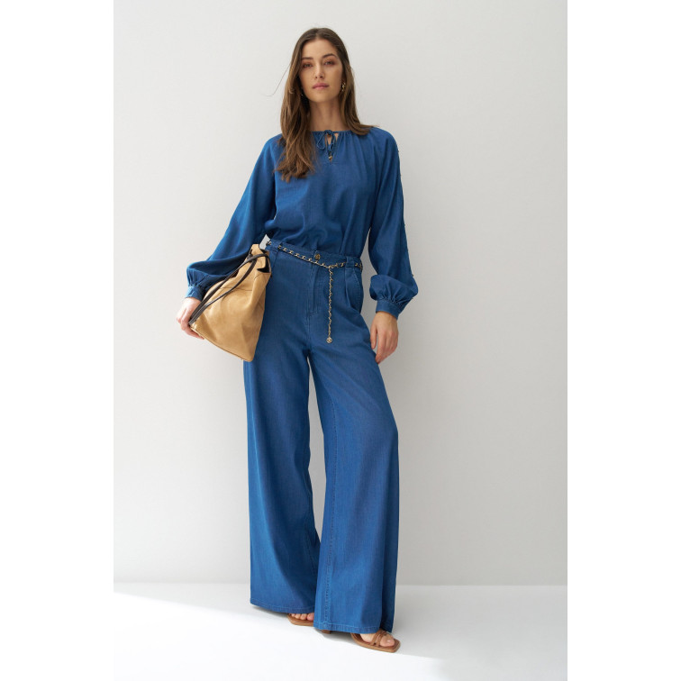 pantalon femme  salsa jeans chino w/ chain belt