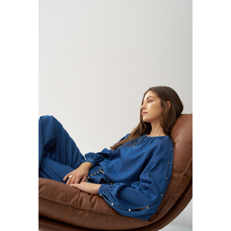 pantalon femme  salsa jeans chino w/ chain belt