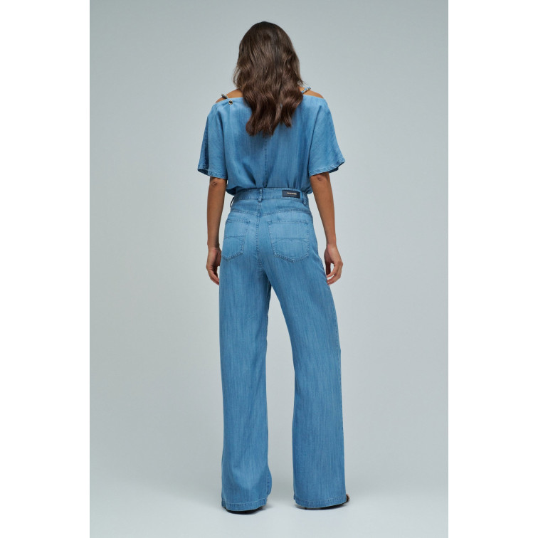 jeans femme  salsa jeans jeans high rise wide w/ pocket