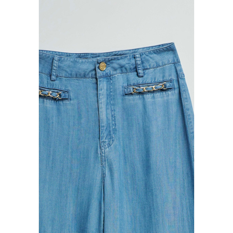 jeans femme  salsa jeans jeans high rise wide w/ pocket