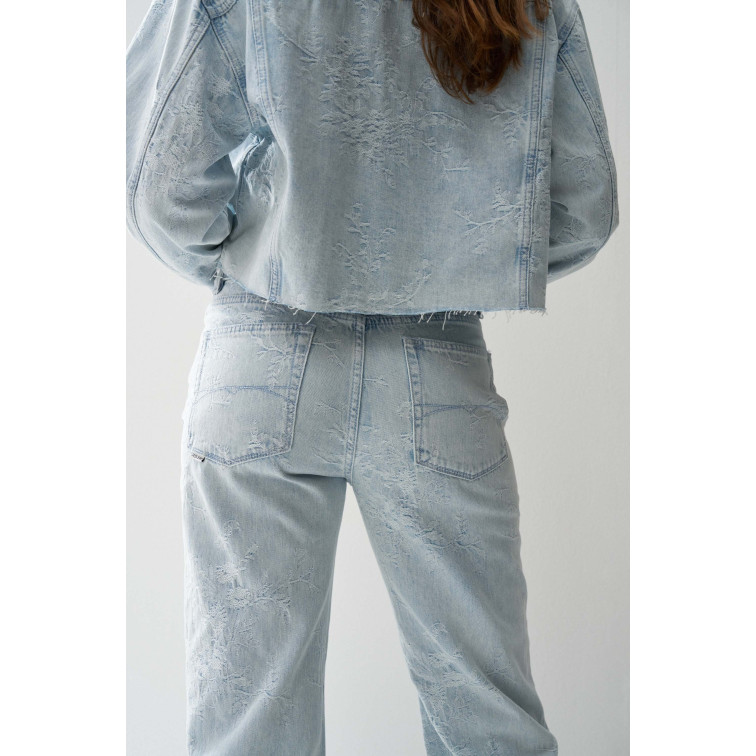 jeans femme  salsa jeans jeans straight jacquard