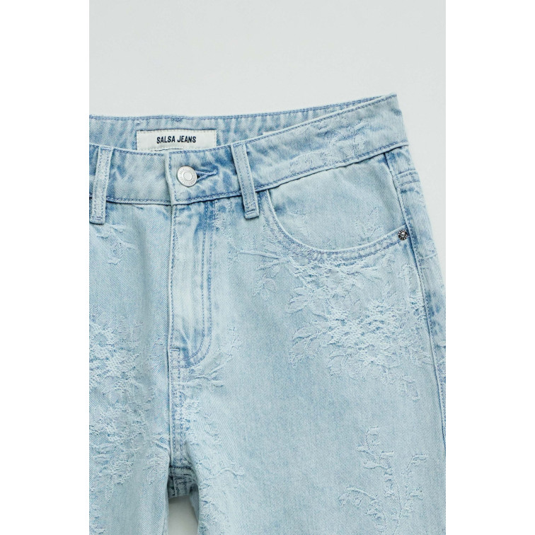 jeans femme  salsa jeans jeans straight jacquard