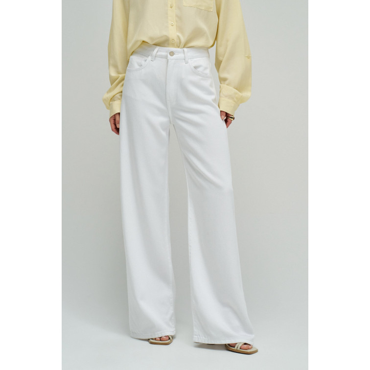 jeans femme  salsa jeans jeans wide leg basic wash