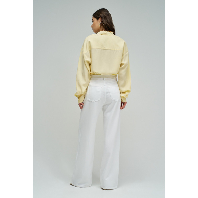 jeans femme  salsa jeans jeans wide leg basic wash