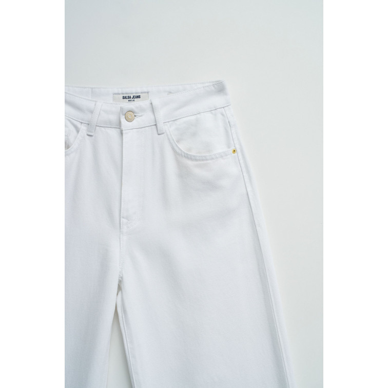 jeans femme  salsa jeans jeans wide leg basic wash
