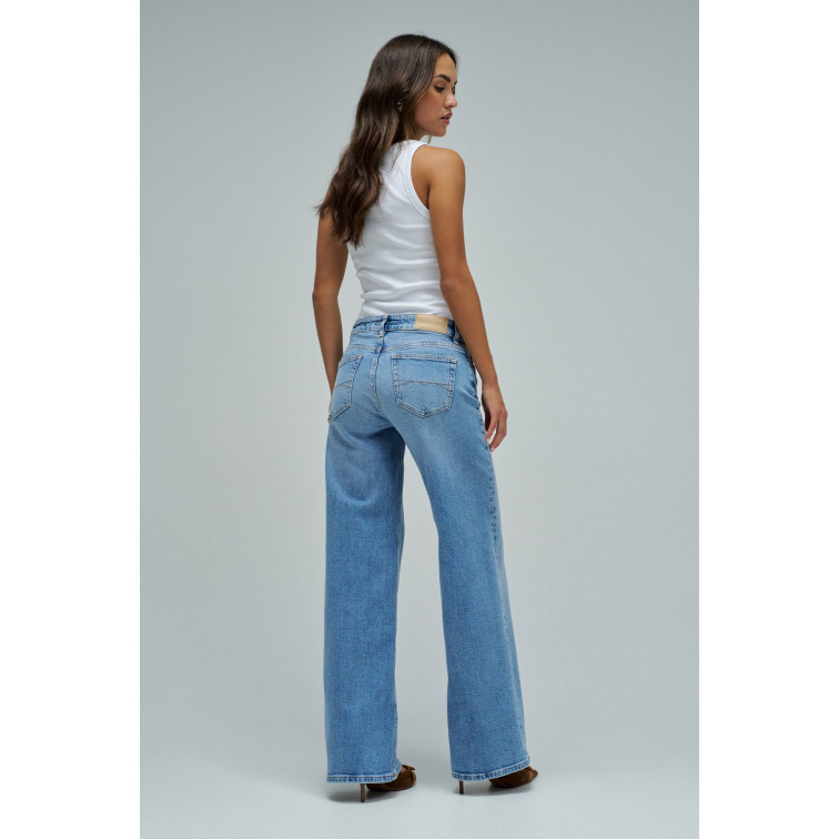 jeans femme  salsa jeans jeans low rise wide medium was