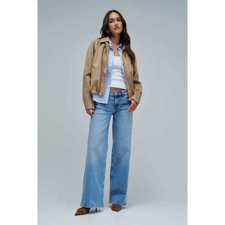 jeans femme  salsa jeans jeans low rise wide medium was