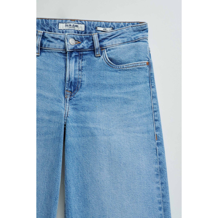 jeans femme  salsa jeans jeans low rise wide medium was