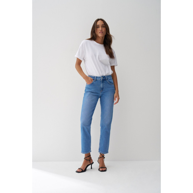 jeans femme  salsa jeans jeans true cropped slim basic