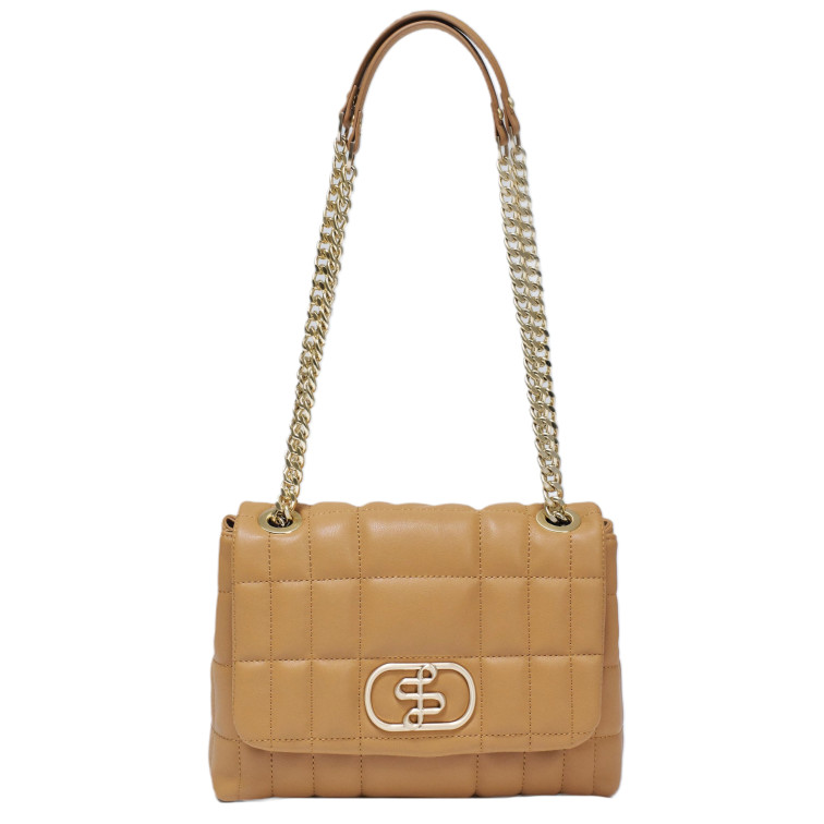 femme quilted fake leather bag w/ ch 120