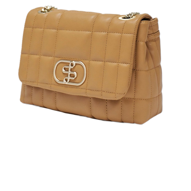 femme quilted fake leather bag w/ ch 120