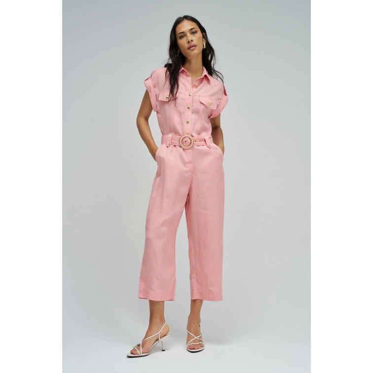 singe femme  salsa jeans overall in lightdenim