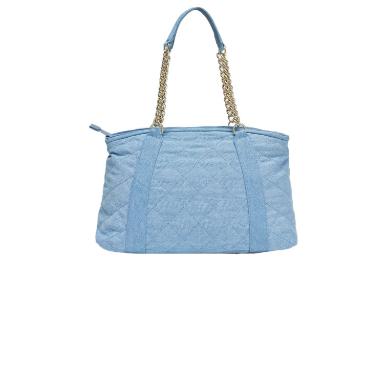 femme denim bag w/chain 852