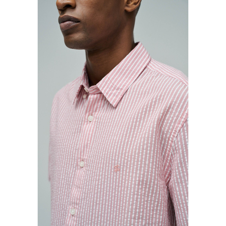 homme seersucker shirt regular fit 630