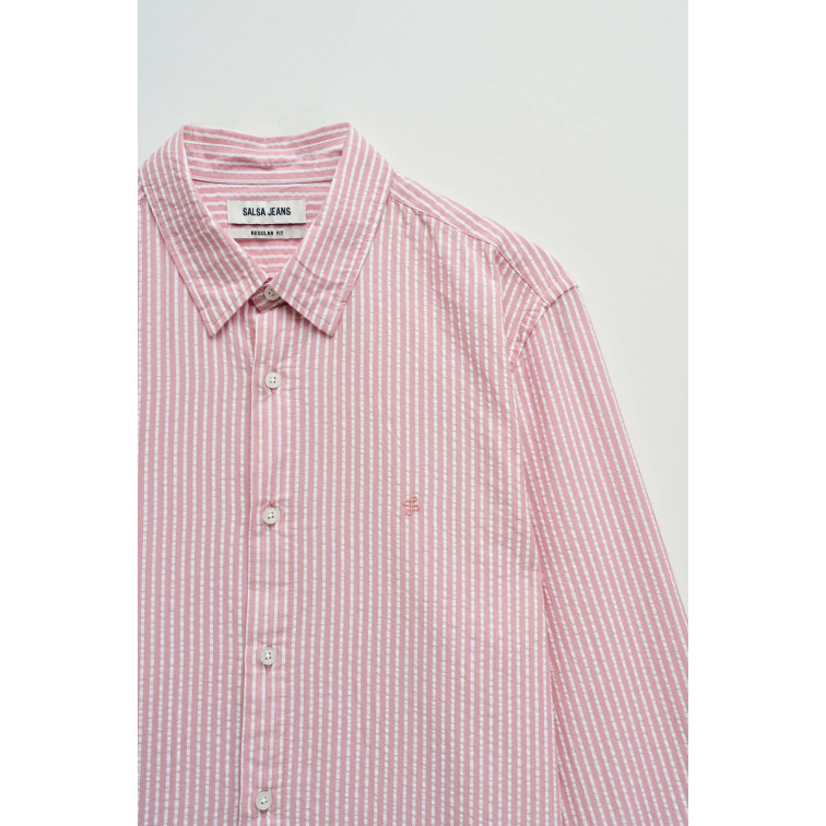 homme seersucker shirt regular fit 630