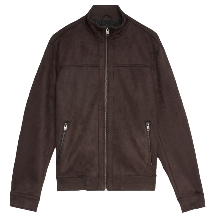 cazadora homme  salsa jeans suede bomber jacket