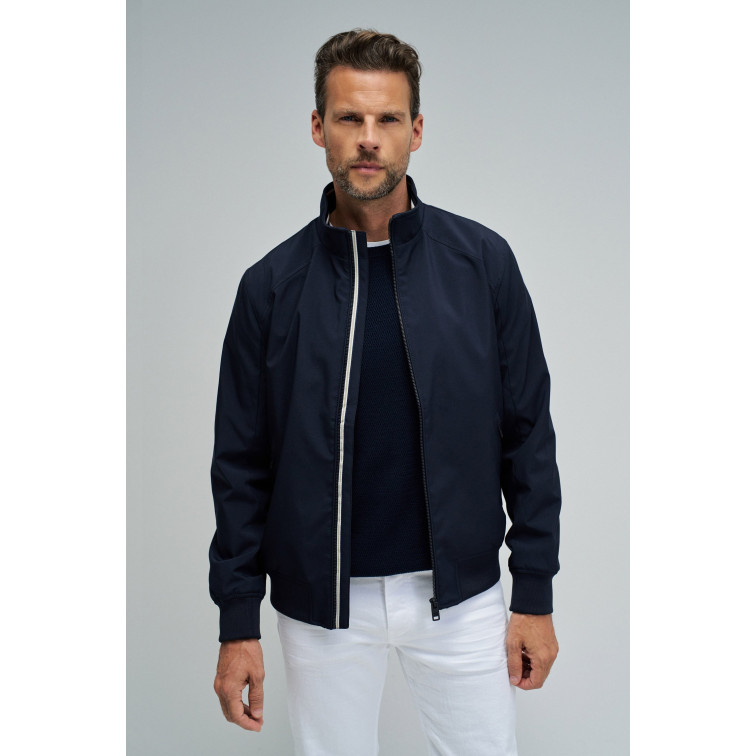 cazadora homme  salsa jeans light bomber jacket w/ collar