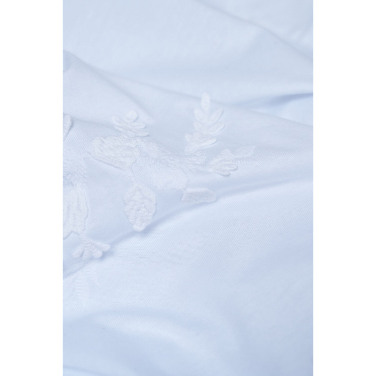 t-shirt femme  salsa jeans 3d flower embroidery t-shirt