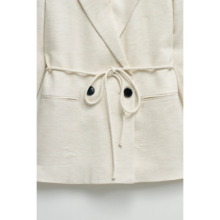 manteau femme  salsa jeans blazer with belt