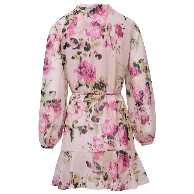 femme a-line dress w/front ruffles & 612