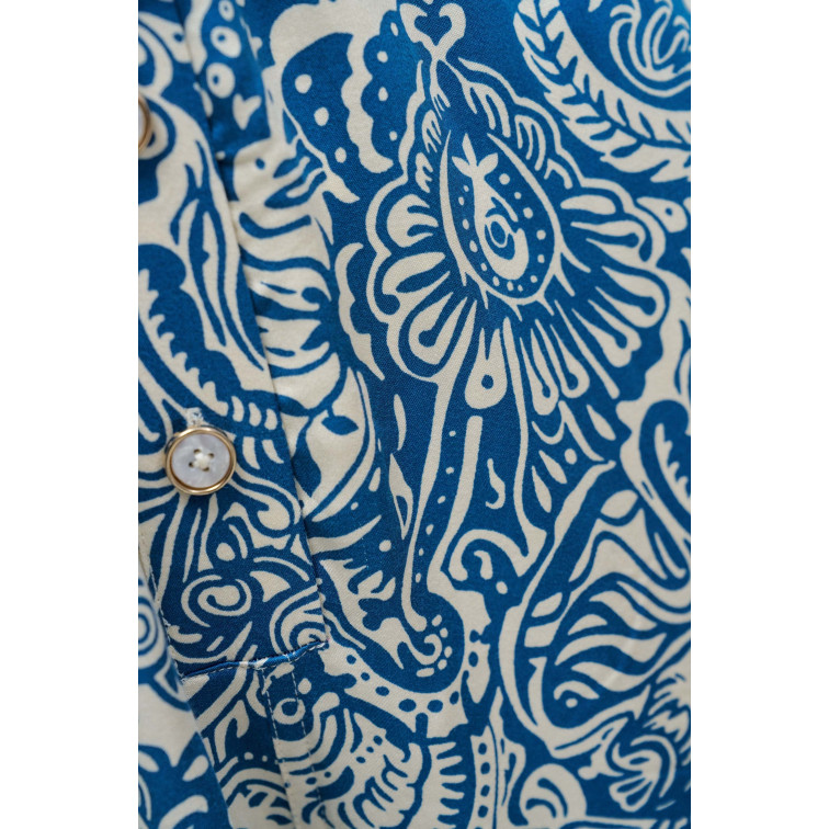 singe femme  salsa jeans short-sleeved print jumpsuit