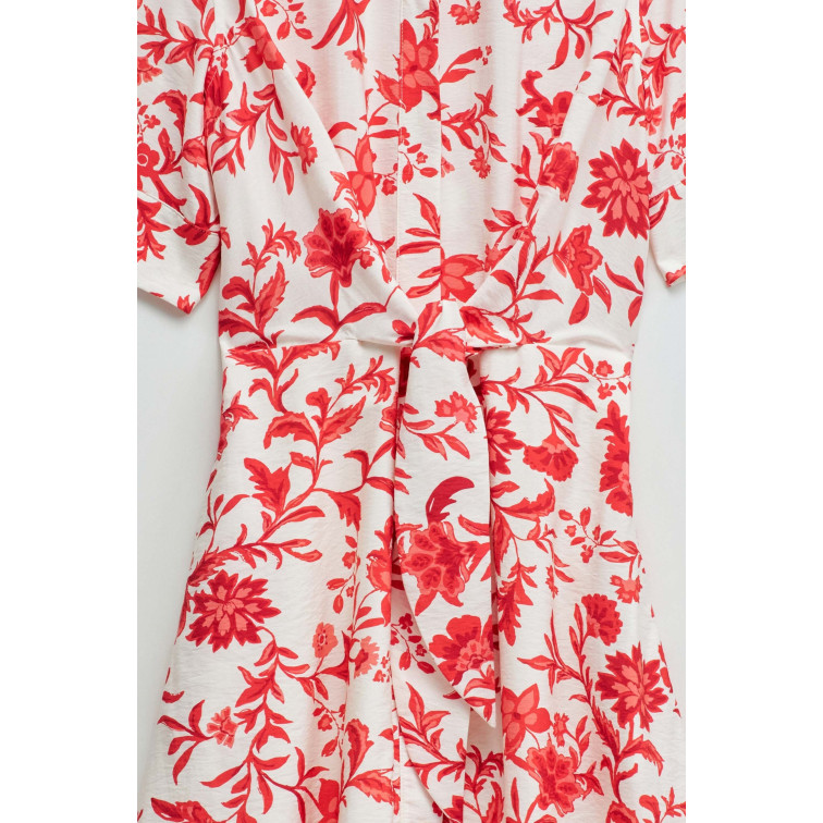 robe femme  salsa jeans midi shirt dress w/ belt