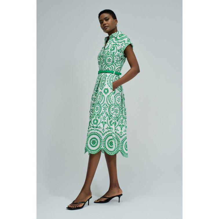 robe femme  salsa jeans color-contrast embroidered dre