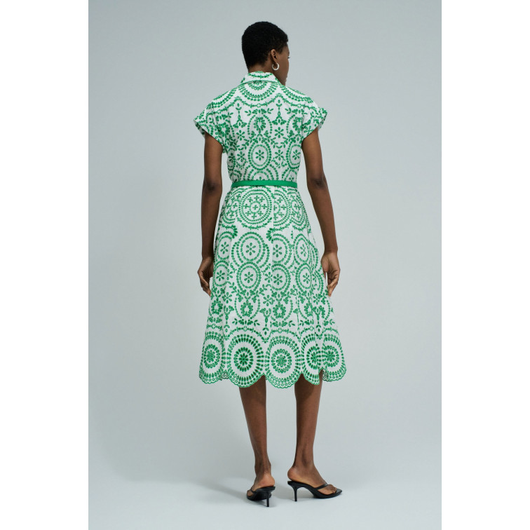 robe femme  salsa jeans color-contrast embroidered dre